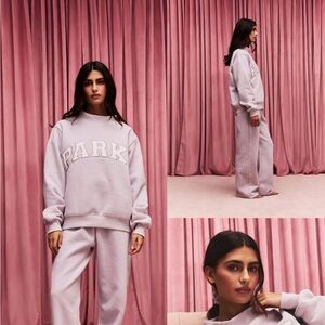 PARKE Lavender + White Mockneck